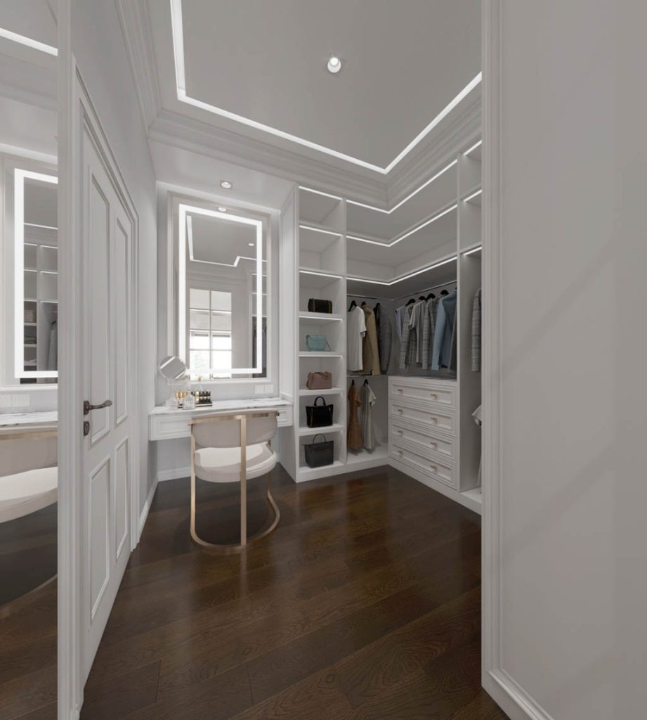 ห้องแต่งตัว บ้าน Grandio บางแค | Walk in closet Interior Design Grandio Bangkae